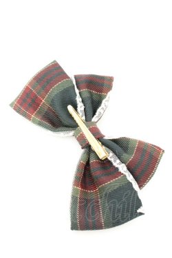 画像2: Amavel / Dolly Holidayダブルリボンクリップ  グリーン O-26-02-24-2015-CA-AC-OW-OS