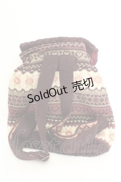 画像2: PINK HOUSE / 薔薇ノルディックリュックサック  パープル O-26-02-24-2121-LO-BG-IG-OS