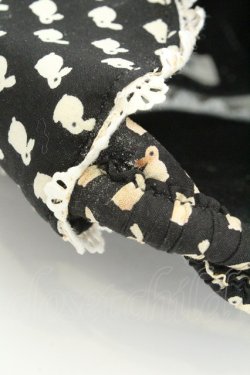 画像4: PINK HOUSE / うさぎ総柄ポーチバッグ  クロ×シロ O-26-02-24-2122-LO-BG-IG-OS