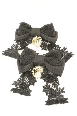 画像1: BABY,THE STARS SHINE BRIGHT / プリンセスドロップゆらゆらコーム  クロ O-26-02-24-2016-BA-ZA-OW-OS