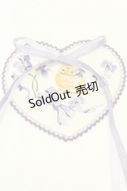 画像2: PINK HOUSE / リトルヴァイオレット刺繍ハートワッペン  ラベンダー O-26-02-24-2002-LO-ZA-OW-OS