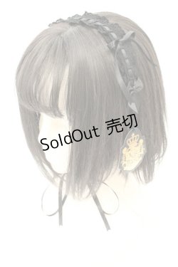 画像1: ALICE and the PIRATES / マリーのちびリボンヘッドドレス  クロ O-26-02-24-2032-PA-AC-OW-OS