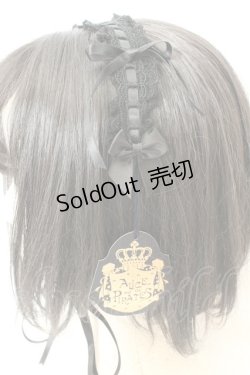 画像2: ALICE and the PIRATES / マリーのちびリボンヘッドドレス  クロ O-26-02-24-2032-PA-AC-OW-OS