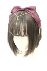 画像1: Amavel / Croix et Cercueilカチューシャ  パープル O-26-02-24-2033-CA-AC-OW-ZT618-F002 (1)