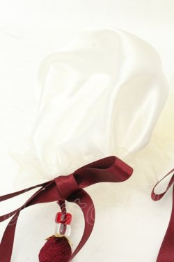 画像3: Amavel / タッセル付　チャイナ風シニヨンカバー  シロ O-26-02-24-2034-CA-AC-OW-OS