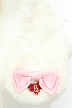 画像3: BABY,THE STARS SHINE BRIGHT / うさくみゃマフラー  シロ×ピンク O-26-02-24-2041-BA-ZA-IG-OS