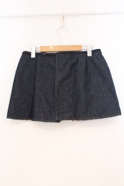 画像4: PINK HOUSE / うさぎ刺繍カフェエプロン  インディゴ O-26-02-24-008-LO-SK-IG-OS