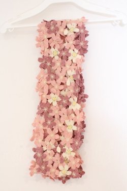 画像3: PINK HOUSE / 桜モチーフストール  ピンク O-26-02-24-014-LO-ZA-IG-OS