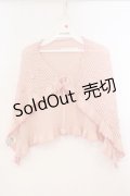 PINK HOUSE / 薔薇編みストール  ピンク O-26-02-24-019-LO-ZA-IG-OS