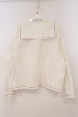 画像4: PINK HOUSE / ラビット刺繍セーラブラウス【お直しあり】  オフ O-26-02-24-022-LO-BL-IG-OS