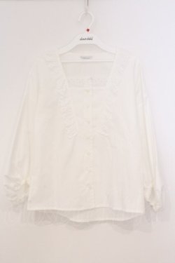 画像1: MILK / Fairy ブラウス  シロ O-26-02-24-003-ML-BL-OW-OS
