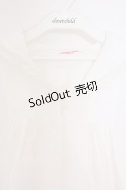 画像2: WONDERFUL WORLD / セーラーカラータックプルブラウス【お直しあり】  シロ O-26-02-24-025-LO-BL-IG-OS