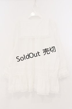 画像4: WONDERFUL WORLD / セーラーカラータックプルブラウス【お直しあり】  シロ O-26-02-24-025-LO-BL-IG-OS