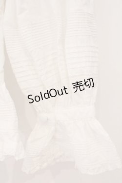 画像3: PINK HOUSE / フリルタックブラウスカーディガン【お直しあり】  シロ O-26-02-24-026-LO-BL-IG-OS