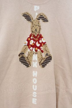 画像2: PINK HOUSE / うさぎニット  ピンク O-26-02-26-047-LO-TO-IG-OS