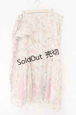 画像1: PINK HOUSE / フェリーチェ 柄 パッチワークスカート【お直しあり】  ピンク O-26-02-26-048-LO-SK-IG-OS