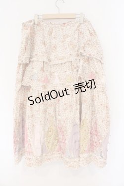 画像5: PINK HOUSE / フェリーチェ 柄 パッチワークスカート【お直しあり】  ピンク O-26-02-26-048-LO-SK-IG-OS