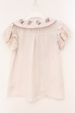 画像3: LIZ LISA / ROSEブラウス  アイボリー×ブラウン系 O-26-02-26-049-LO-BL-IG-OS