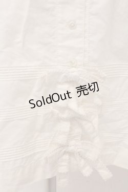 画像3: WONDERFUL WORLD / タックリボンワンピース  シロ O-26-02-26-053-LO-OP-IG-OS