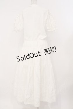 画像5: WONDERFUL WORLD / タックリボンワンピース  シロ O-26-02-26-053-LO-OP-IG-OS