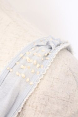 画像3: PINK HOUSE / パッチワークカットジャンパースカート  サックス O-26-02-26-054-LO-OP-IG-OS