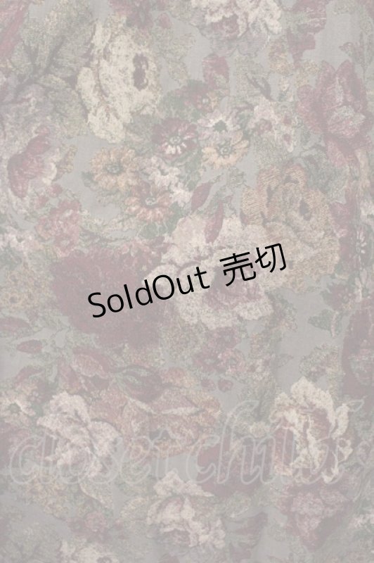 画像3: Innocent World / マリアンヌ・ゴブランワンピース M ワイン O-26-02-26-058-IW-OP-IG-OS (3)