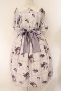 Melody BasKet / Violet laceスクエアカラーワンピース M ラベンダー O-26-02-26-061-LO-OP-IG-OS