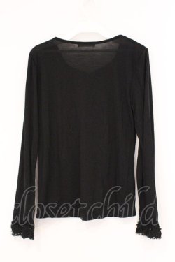 画像2: axes femme / カギ針使いインナープルオーバー M クロ O-26-02-26-009-AX-TO-IG-OS