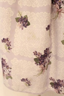 画像4: Melody BasKet / Violet laceスクエアカラーワンピース M ラベンダー O-26-02-26-061-LO-OP-IG-OS