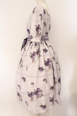 画像5: Melody BasKet / Violet laceスクエアカラーワンピース M ラベンダー O-26-02-26-061-LO-OP-IG-OS