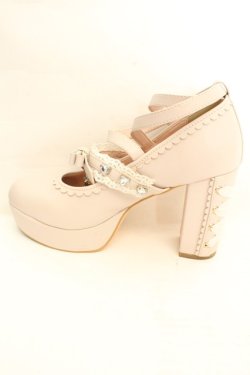 画像8: LIZ LISA / ビジューストラップ2連リボンパンプス M ピンク O-26-02-26-1042-LO-SH-OW-OS