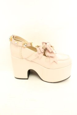 画像5: LIZ LISA / ハートビジュープラットフォームローファー M ピンク O-26-02-26-1043-LO-SH-OW-OS