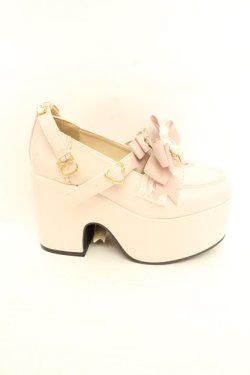 画像7: LIZ LISA / ハートビジュープラットフォームローファー M ピンク O-26-02-26-1043-LO-SH-OW-OS