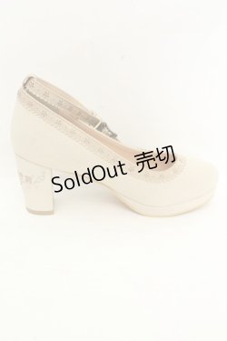 画像5: axes femme / 刺繍スカラップパンプス L ベージュ O-26-02-26-1045-AX-SH-IG-ZT0312G