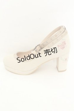 画像6: axes femme / 刺繍スカラップパンプス L ベージュ O-26-02-26-1045-AX-SH-IG-ZT0312G