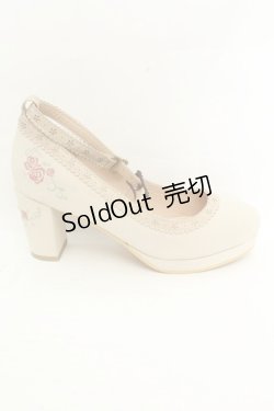 画像7: axes femme / 刺繍スカラップパンプス L ベージュ O-26-02-26-1045-AX-SH-IG-ZT0312G