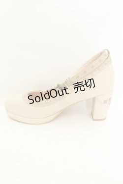 画像8: axes femme / 刺繍スカラップパンプス L ベージュ O-26-02-26-1045-AX-SH-IG-ZT0312G