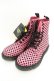 画像1: Dr.Martens （Getta Grip） / PASCAL 8ホールブーツ UK4 ピンクドット O-26-02-26-1046-PU-SH-OW-OS (1)