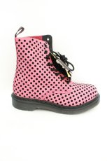 画像7: Dr.Martens （Getta Grip） / PASCAL 8ホールブーツ UK4 ピンクドット O-26-02-26-1046-PU-SH-OW-ZT386 (7)