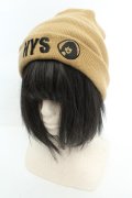 HYSTERIC GLAMOUR / ヒスガールニットキャップ F キャメル O-26-02-26-1048-PU-ZA-YM-OS