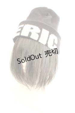 画像1: HYSTERIC GLAMOUR / ロゴニットキャップ F ブラック O-26-02-26-1049-PU-ZA-YM-ZTK037