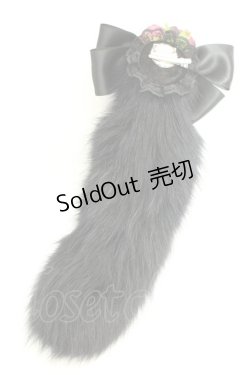 画像3: GOTHIC HOLIC / リボンしっぽクリップ  ブラック O-26-02-26-1050-PU-ZA-OW-OS