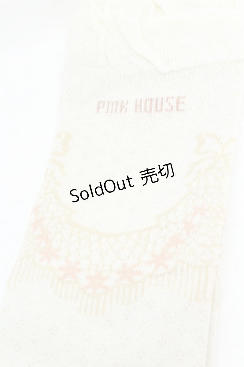 画像3: PINK HOUSE / ロココレース柄ソックス  アイボリー O-26-02-26-1051-LO-ZA-OW-ZT639 (3)