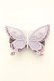画像1: abilletage / バタフライクリップ  ラベンダー O-26-02-26-1059-GO-AC-OW-OS (1)