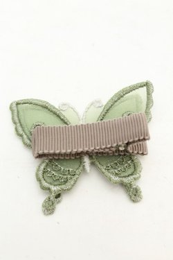 画像2: abilletage / バタフライクリップ  グリーン O-26-02-26-1060-GO-AC-OW-OS