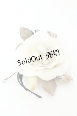 画像1: WONDERFUL WORLD / フラワーコサージュぱっちんピン  - O-26-02-26-1009-LO-AC-IG-OS