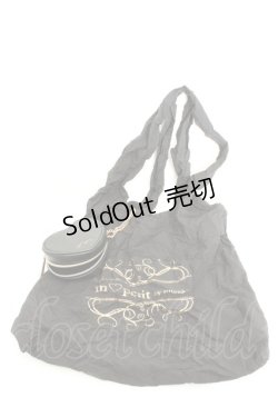 画像1: m petit by misako / ハートエコバッグ  クロ O-26-02-26-1074-LO-BG-OW-ZTK021