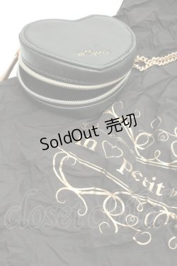 画像2: m petit by misako / ハートエコバッグ  クロ O-26-02-26-1074-LO-BG-OW-ZTK021