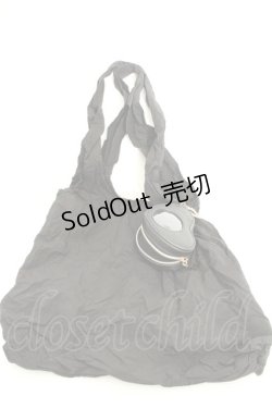 画像3: m petit by misako / ハートエコバッグ  クロ O-26-02-26-1074-LO-BG-OW-ZTK021