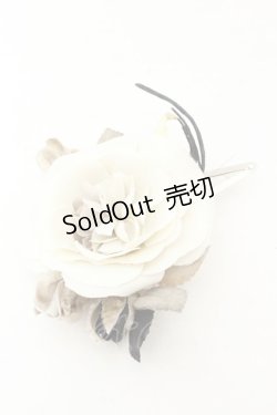 画像2: WONDERFUL WORLD / フラワーコサージュぱっちんピン  - O-26-02-26-1009-LO-AC-IG-OS